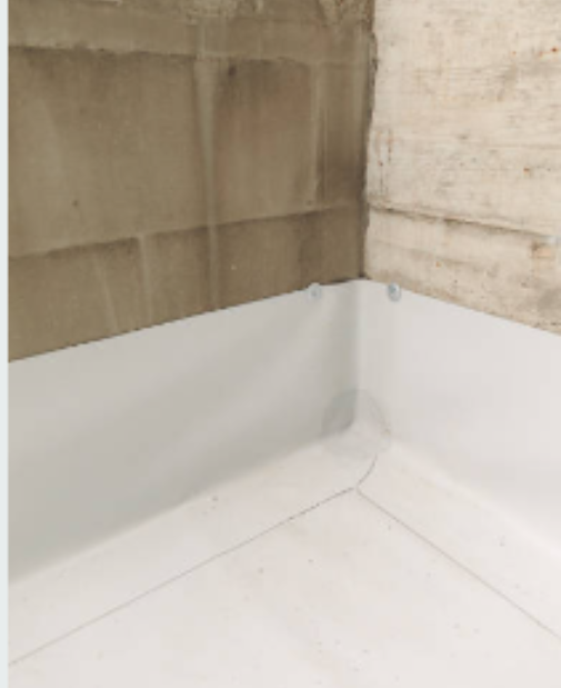 Crawl Space Support Contractor New York - A Crawl Space Lined with a White Waterproof Membrane