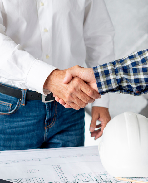 Spray Foam Insulation Contractors in Ozone Park, NY - A Contractor and a Homeowner Shaking Hands
