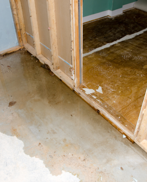 Water Damage Restoration Contractors in Smithtown, NY - Water on the Floor of an Empty Room