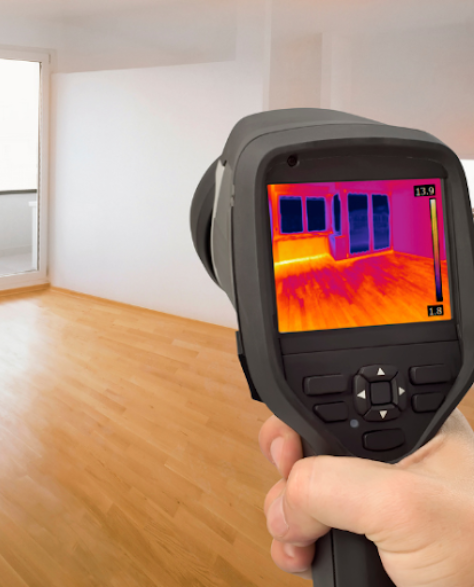 Water Damage Restoration Contractors in Smithtown, NY - A Man Holding an Infra Red Gun