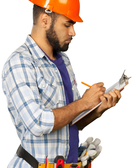 Water Damage Restoration Contractors in West Islip, NY - A Man with a Clipboard and a Pen Writing