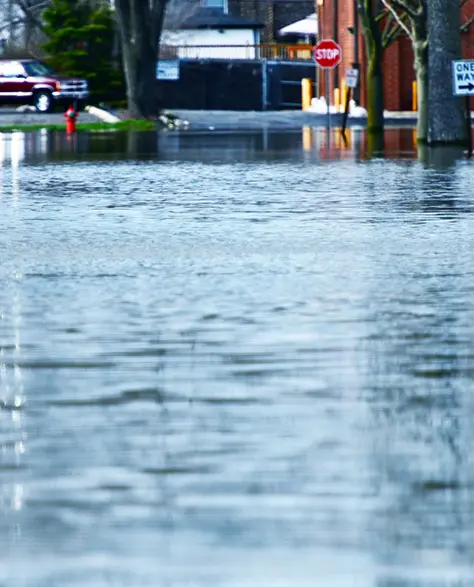 Water Damage Restoration Contractors in Brentwood, NY - A Flooded City Street