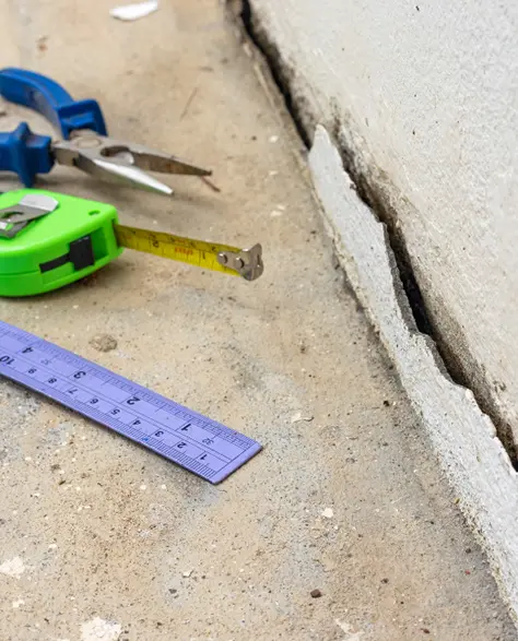 Foundation Repair Contractors in Hempstead, NY - A Foundation Crack Near the Ground