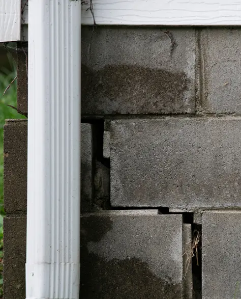 Foundation Repair Contractors in Hempstead, NY - A Severely Cracked Foundation