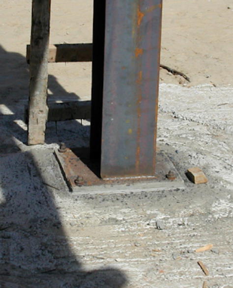 Foundation Repair Contractors in Central Islip, NY - A Close-Up of A Foundation Support Column<br />
