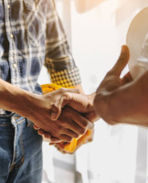 Foundation Repair Contractors in Brooklyn Heights, NY - Two Construction Men Shaking Hands