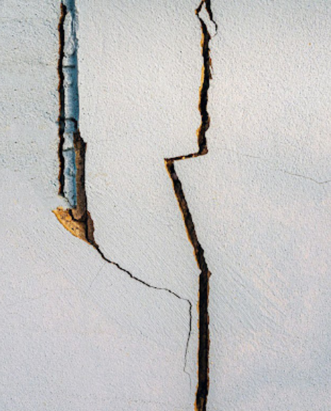 Foundation Repair Contractors in Brooklyn Heights, NY - A Closeup Image of Foundation Cracks<br />
