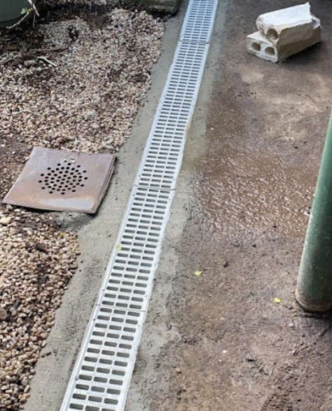 Foundation Repair Contractors in Plainview, NY - A newly installed drainage system by the Zavza Seal Team