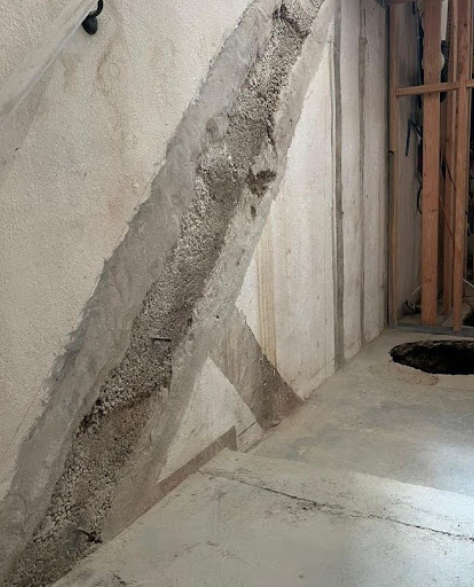  Foundation Repair Contractors in Uniondale, NY - A Basement Wall Crack Repair from Foundation Shifting<br />
