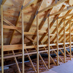 Attic Insulation Project in Bay Shore NY before