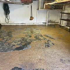 Basement Resurfacing Project in Borough Park NY - Before Picture