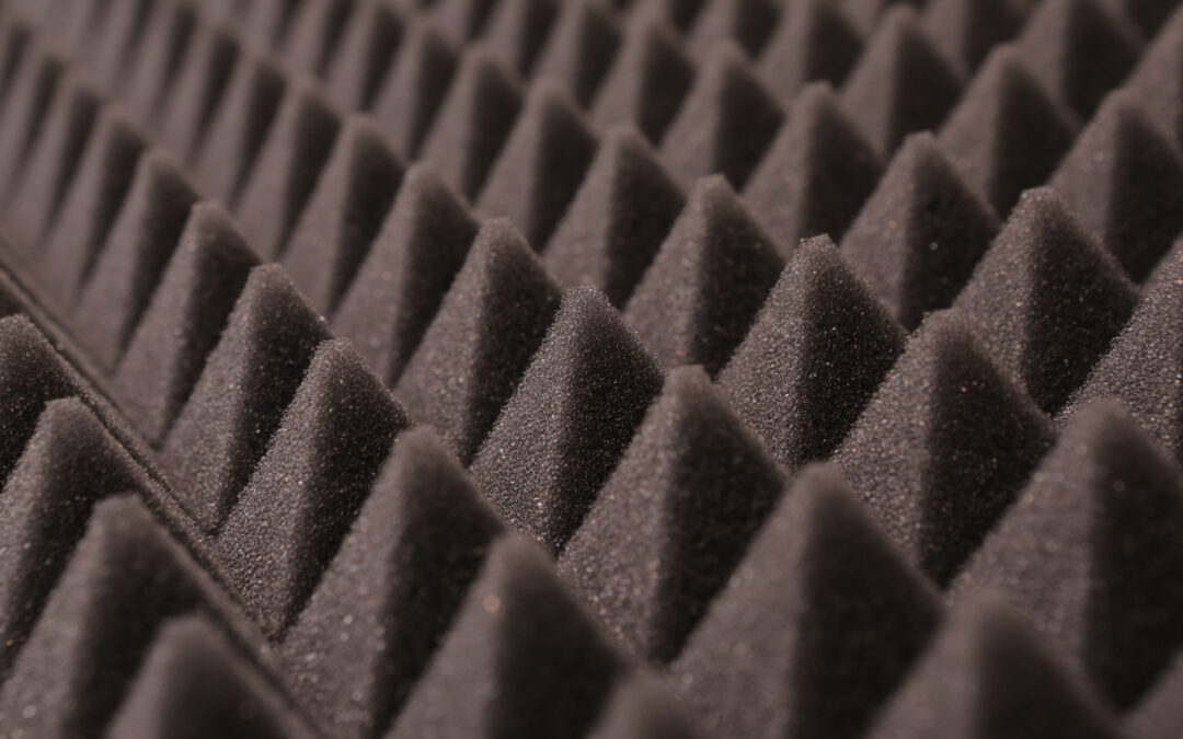 a close-up of soundproof panels for soundproofing insulation in a home.