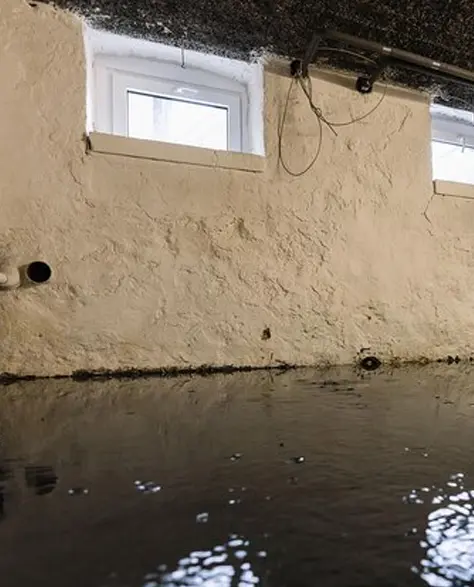 Basement Waterproofing Contractor New York - Standing Water on a Basement Floor