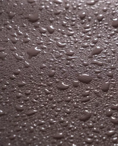 Moisture & Humidity Control: moisture droplets on the surface of the tile