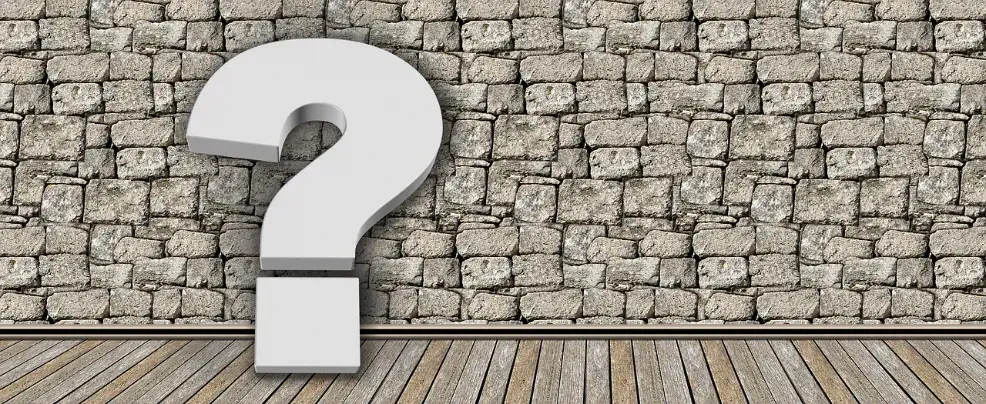 What Causes Moisture in Crawl Space - A 3D Question Mark on a Brick Background