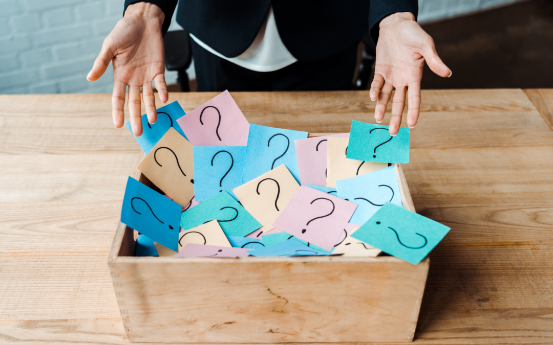 Uniform and Differential Settlement: A Woman Holding Her Hands Over a Box with Question Marks in It