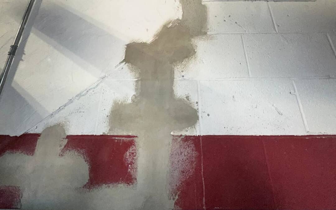 Structural Crack Repair with Carbon Reinforcements and Epoxy - After Picture