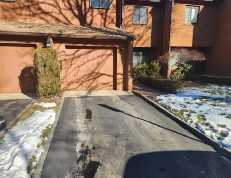 Garage in Roslyn, NY, in need of ceiling and wall insulation.