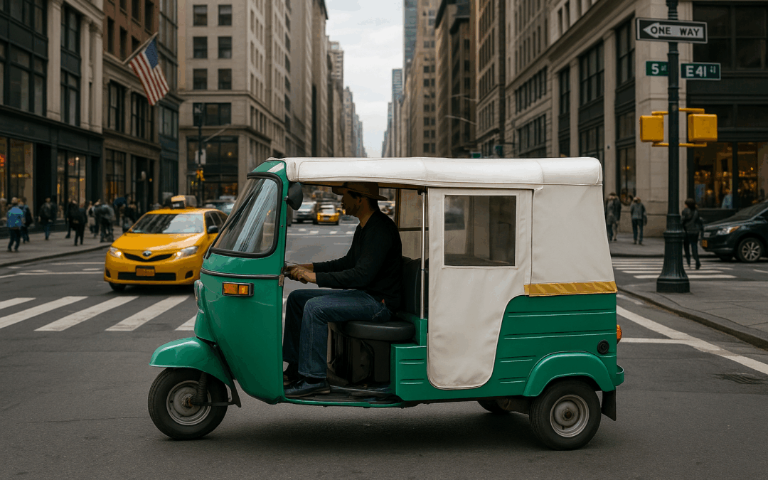 Auto Rickshaw in New York