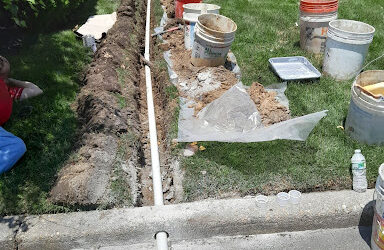 Case Study: Retaining Wall Waterproofing & Drainage Correction in West Sayville, NY