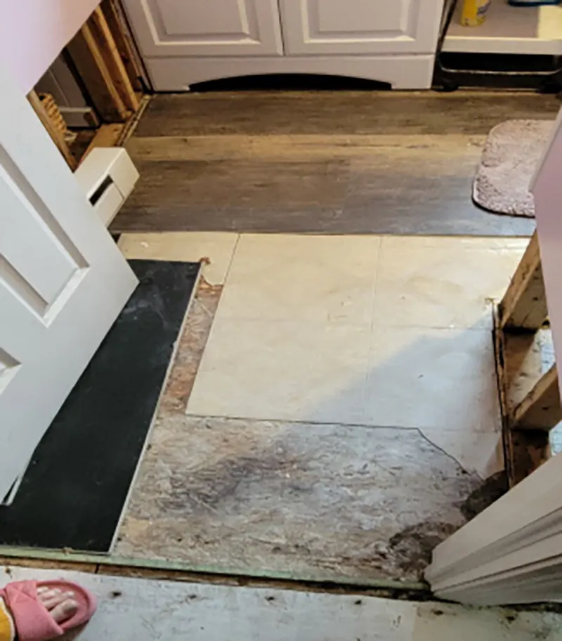 Full interior wall and floor restoration in Manorville, NY