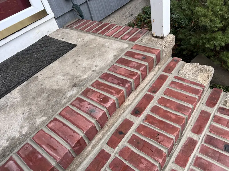 Case Study: Brick Stoop and Retaining Wall Repair in Northport, NY