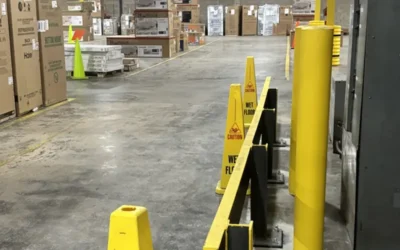 Case Study: Warehouse Guard Rail Safety Barrier Repair in Syosset, NY