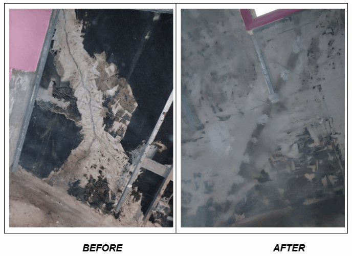 before and after pictures of foundation crack repair pictures 
