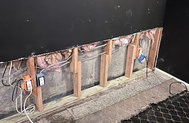 Case Study: Mold Remediation and Structural Crack Repair in a Movie Theater Room – Mt. Sinai, NY