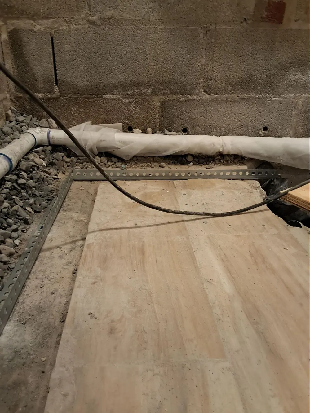 Drainage installation on different stories in a medical facility in Nassau County, NY