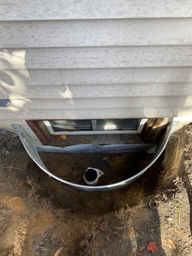 Aerial view of Egress window