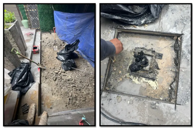 Foundation issues in the property