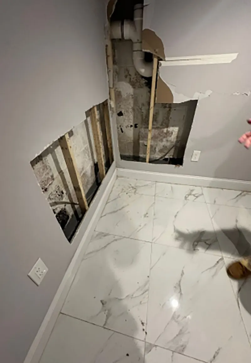 Foundation wall issues in the wall