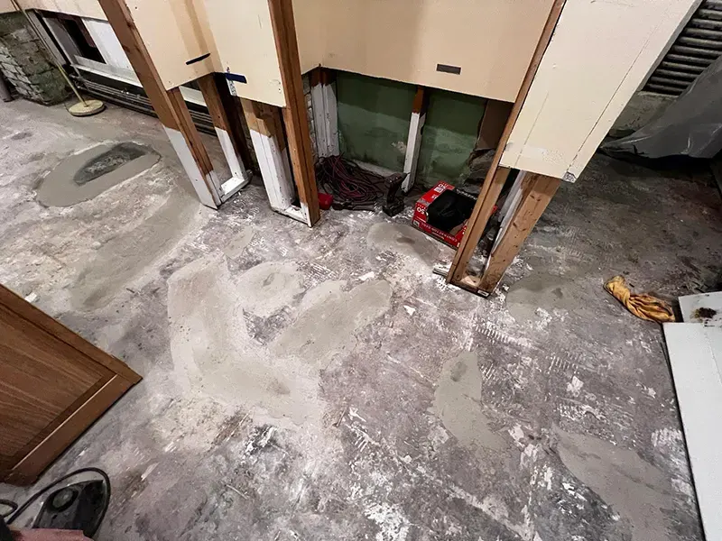 Case Study: Cracked Garage Floor Repair in Westbury, NY