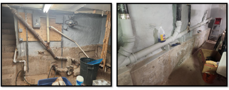 Foundation wall in need of sealing and waterproofing