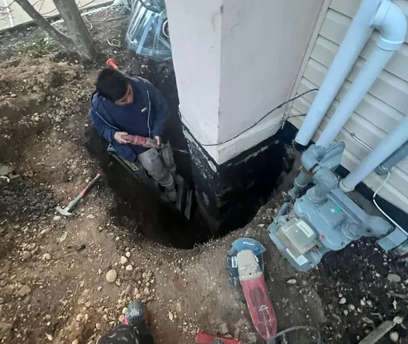 Case Study: Old Chimney Foundation Restoration – Farmingdale, NY
