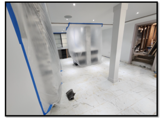 Basement under covers