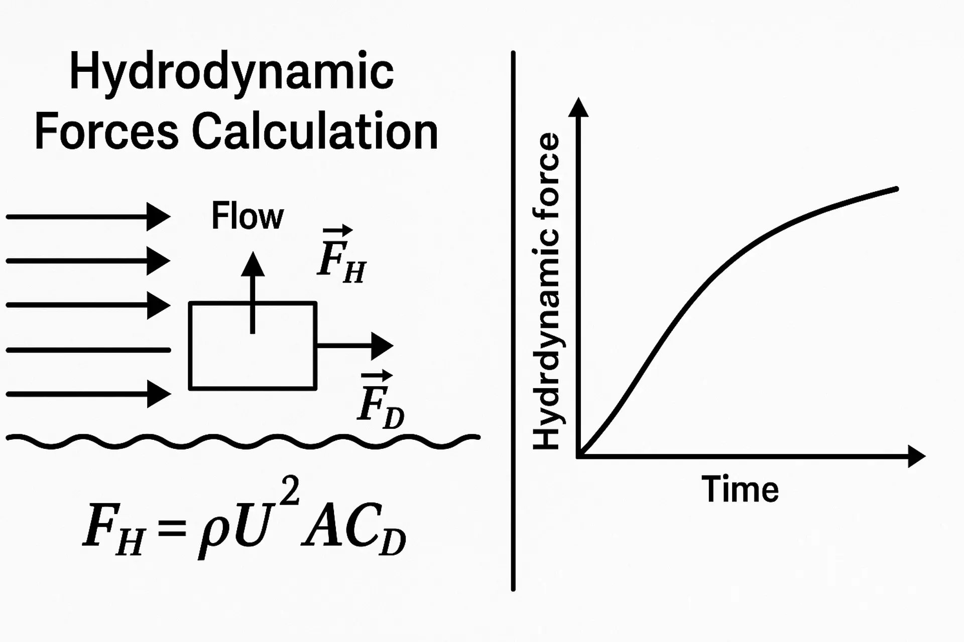 Hydrodynamic Pressure: A Diagram Showing How Hydrodynamic Pressure is Calculated