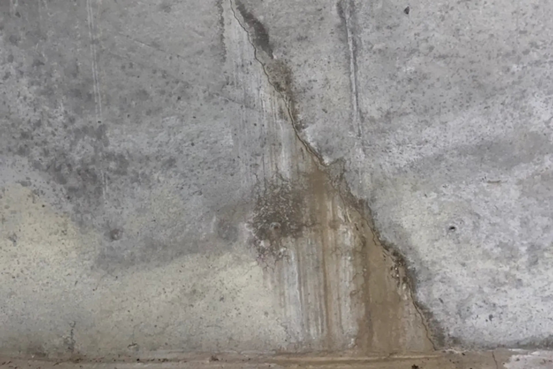 Vertical Foundation Cracks Guide - A Close-up of a Vertical Foundation Crack