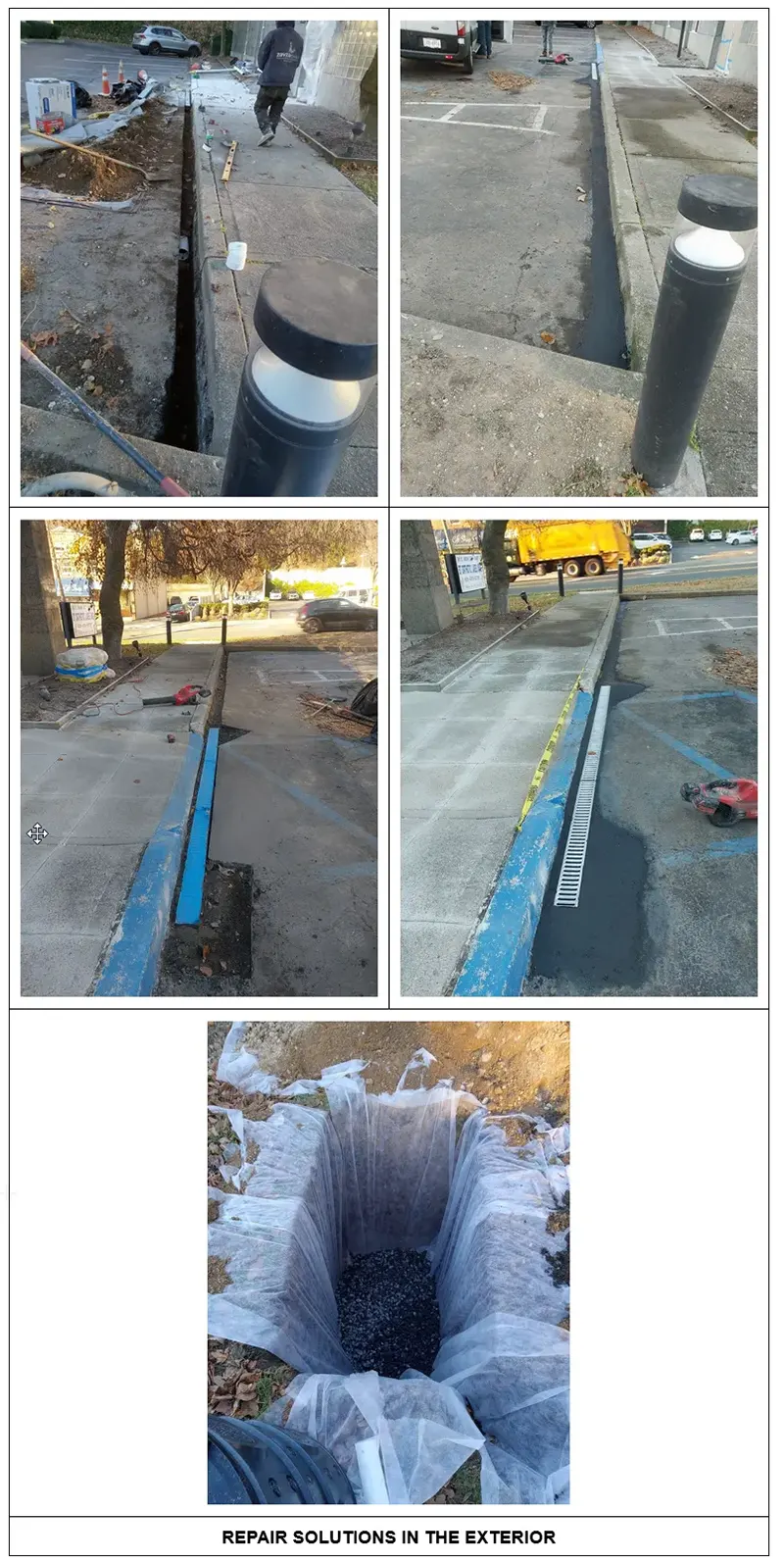 Structural Forces Behind Foundation and Wall Damage - A Before and After Image from a Basement Wall and Floor Joint Structural Repair Project in Huntington, NY, by Zavza Seal