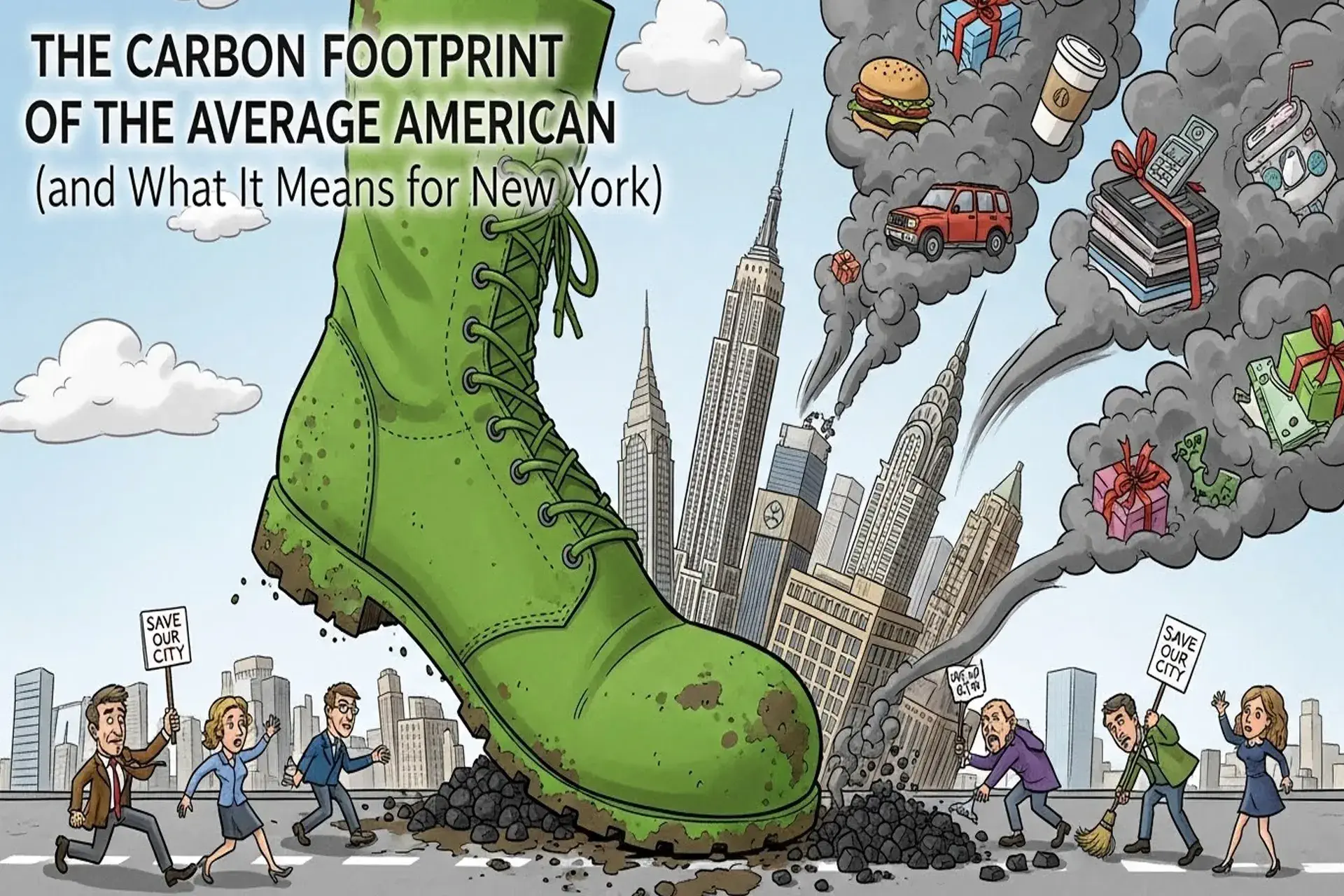 The Carbon Footprint of the Average American (and What It Means for New York)