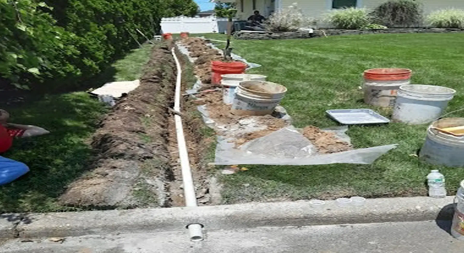 French Drain Installation Cost - French Drain and Sump Pump Project in Sayville, NY, by Zavza Seal