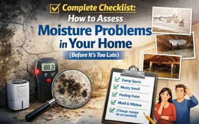 Complete Checklist: How to Assess Moisture Problems in Your Home (Before It’s Too Late)