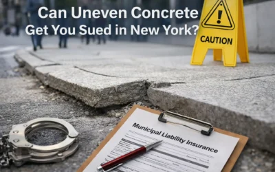 Can Uneven Concrete Get You Sued in New York?