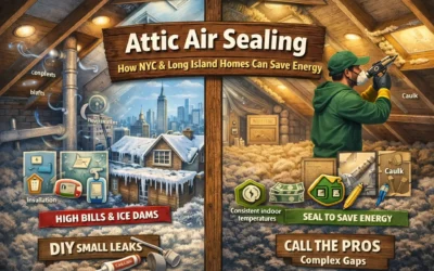 Air Sealing Attic: How NYC and Long Island Homes Can Save Energy