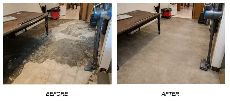 Basement Flood Cleanup Services Before and After in Brooklyn, NY