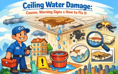 Ceiling Water Damage: Causes, Warning Signs, and How to Fix It