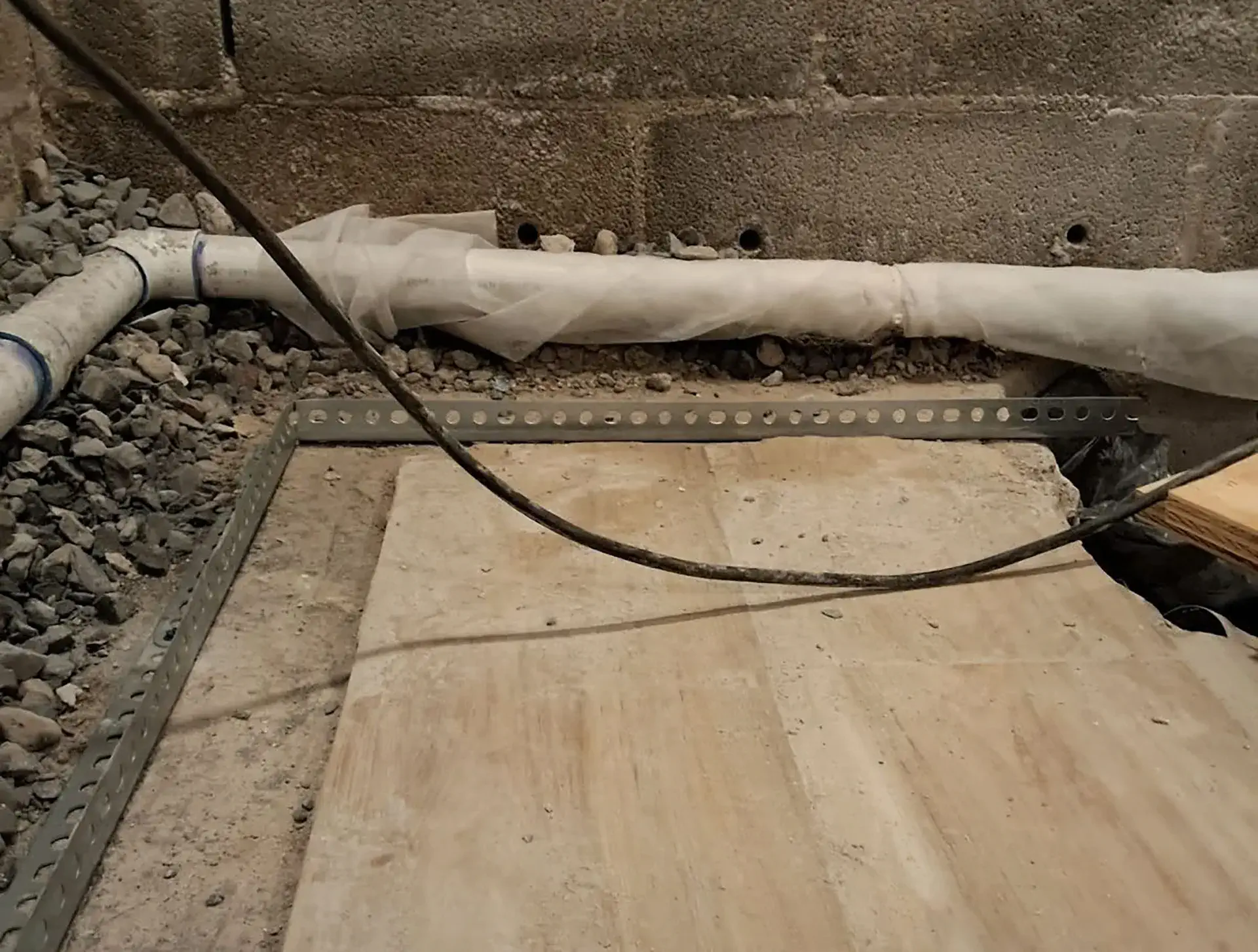 Drainage installation on different stories in a medical facility in Nassau County, NY