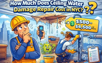 How Much Does Ceiling Water Damage Repair Cost in NYC?