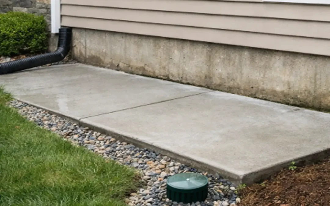 Case Study: Exterior Drainage Correction and Concrete Repair in South Setauket, NY